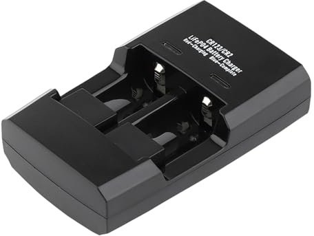 BAHJKASD CR2 3 2 V 300 mAh LifePO4 Rechargeable Chargeur Batterie Pour RCR123 RCR2 16340 17335 14250 Accessoires