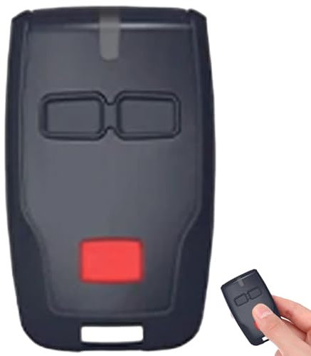 Telecomando per porta da garage per BFT 2 B RCB, MHz, telecomando per porta da garage, 2 adatto per BFT, compatibile con la maggior parte delle porte, trasmettitore portachiavi