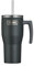 Thermos REFRESHING SERIES Isolier-Trinkbecher 0,85l, schwarz matt, Tumbler mit Strohhalm und Griff für unterwegs, Arbeit oder zu Hause, geschmacksneutraler doppelwandiger Edelstahl