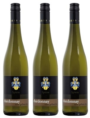 Spiess Chardonnay vom gelben Löss Spiess trocken Weisswein Deutschland inkl. FeinWert E-Book (3 x 0.75 l)