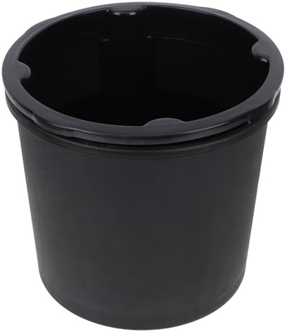 VICASKY Kartoffelanbautopf aus Kunststoff Langlebiger Pflanzbehälter für Ingwer und Süßkartoffeln Wetterfester Pflanzkübel für Balkon und Garten Ø 29cm Höhe 265cm Schwarz