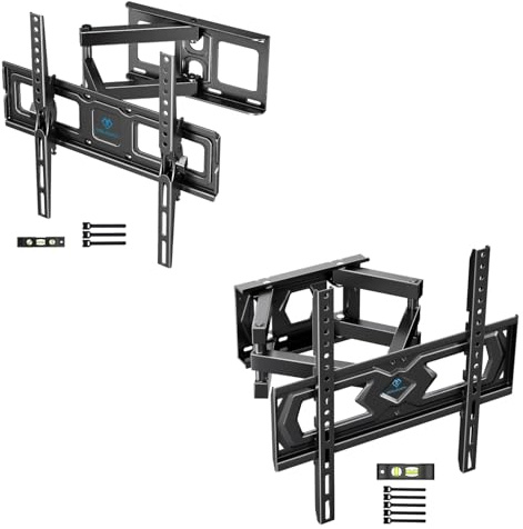 PERLESMITH Soporte TV Pared PSMFK10 para 26-60Pulgadas & Soporte TV PSMFK4 para 26-65 Pulgadas