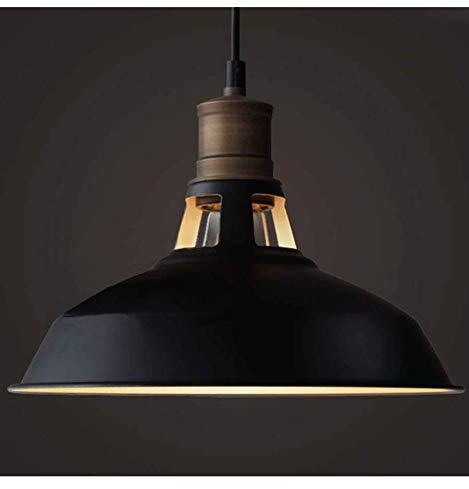 KOSILUM - Suspension gamelle noire - Aster - Lumière Blanc Chaud Eclairage Salon Chambre Cuisine Couloir - 1 x 60W - - E27 - IP20