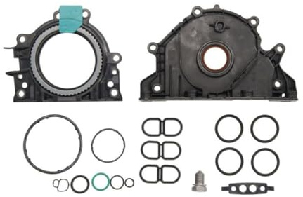 ELRING 452.990 Dichtungssatz Kurbelgehäuse mit Wellendichtring-Kurbelwelle Kompatibel mit VW Golf 7 Schrägheck 5G1, BQ1, BE1, BE2 | Kompatibel mit: AUDI A1, A1 Sportback, A3, A3 Cabriolet, A3 Limousine, A3 Sportback, A4 Allroad B8, A4 Allroad B9, A4 B8