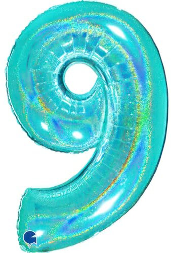 Grabo 171TI-P Nummer 1 Superloon Einzelpack, Länge 101 cm, Farbe-Tiffany, One Size (Türkis, 9)