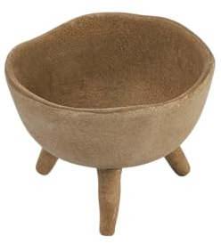 Creative Co-op Maceta, Terracota, Gris Pardo, 4 Pulgadas