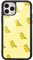 MAYCARI Cute Dinosaur(Yellow) Pattern Phone Case for iPhone 12 Pro, Hard Back Case with Soft TPU Bumper for Girls Children Women Protective Phone Case for iPhone 12 Pro