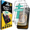XeloTech 3D /4D Schutzglas für iPhone 12 PRO MAX (6.7) - 2 Stück Full Cover Glas mit Applikator-Schablone - 9H - Easy App - Displayschutz aus Hartglas. Keine Plastik-Folie.