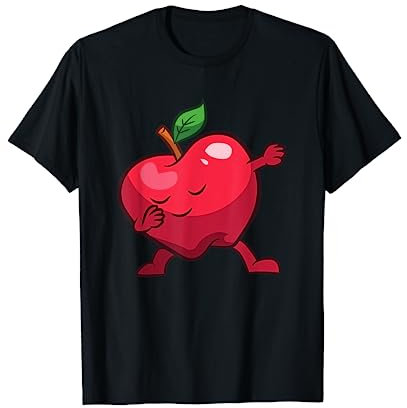 Apple Dabbing Apple Fruit Liebe Äpfel Cute Apple T-Shirt