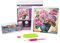 Ideen mit Herz Diamond-Painting-Grußkarte | 16 cm x 16 cm | 370 g/m² | Inkl. Umschlag & Werkzeug (Orchideen in Vase)