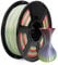Flashforge 3D-Drucker-Filament 1,75 mm, 3D-Drucker-Filamente, 1 kg Spule, Maßgenauigkeit +/- 0,02 mm, umweltfreundlich, kein Rauch und kein Geruch (Regenbogen, Seide PLA)