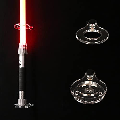 star wars lichtschwert ständer Lichtschwert Ständer Lichtschwert Display Ständer Wandhalterung Acryl Lichtschwert Display Halterung kompatibel mit den meisten Lichtschwertern (transparent)