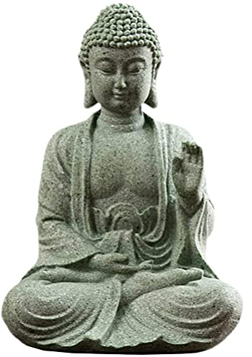 POPETPOP Fischtank Buddha Statue Aquarium Buddha Skulptur Fischtank Buddha Ornament Aquarium