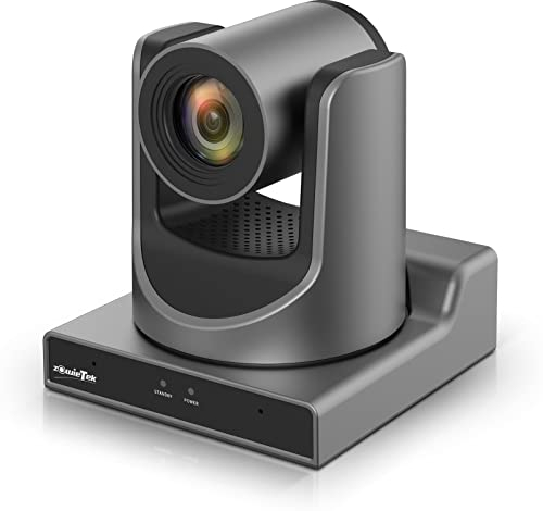 zowietek New Gen PTZ Camera PoE | AI Tracking | 30X Optical Zoom | Simultaneous SDI,HDMI and USB Outputs | IP Live Streaming for Meeting, Church, Events, Teaching