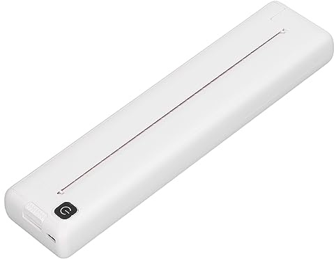 Tragbare Drucker Kabellos für Reisen, Mini-A4-Thermodrucker, Kabelloser Drucker für IOS und, Tintenloser -Drucker, Wiederaufladbarer Kompakter Tintenloser