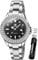 OLEVS Damenuhr Diamant Analoge Armbanduhr mit Kleines Schwarz Gesicht Silber Edelstahlband wasserdichte Frauen Uhr Geschenk Sale Marken