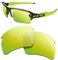 HiCycle2 Lentes de repuesto polarizadas de espejo para gafas de sol Oakley Flak 2.0 XL, múltiples opciones, Gold