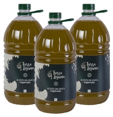 Tierra Laguna | Aceite de Oliva Virgen Extra Arbequina PET 5L. Caja 3 ud (54€/ud.)