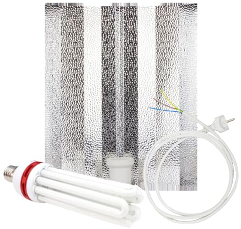 Weedness Grow Lampe Set 250 Watt ESL für Wuchsphase – Anbau Indoor Pflanzenbeleuchtung Pflanzenlampe Box Natriumdampflampe NDL HPS