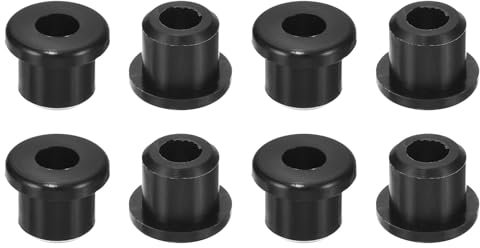 QUARKZMAN 26 Piezas de Arandelas de Goma 3/8 (10mm) para Agujero de Taladro, 1/4 (6mm) de Diámetro Interior, Arandela de Goma Negra de Silicona para Tapón de Agujero en Forma de Sombrero,