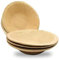 RupaliOnline Palm Leaf Round Bowls, 16.5 cm, Pack of 25, Eco-Friendly, Compostable
