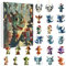Drachen Adventskalender 2024, Drachenbaby Adventskalender, 24 Tage Weihnachts Drachenbaby Acryl Ornamente, Baby Drachen Weihnachts Countdown Kalender Anhänger, Für Heimdekoration