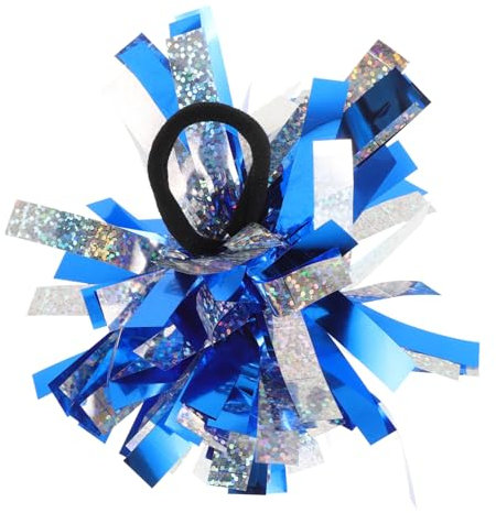 LAPYAPPE Kids Cheerleading Pom Poms Mit Tinsel Handgelenk Und Haarband Junge Mädchen Für Feiertagsaufführungen Und Partys Stylish Und Bequem Für Kleine Cheerleader