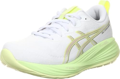 ASICS Damen Gel-Cumulus 27 Sneaker, White Meteor Grey, 40 EU
