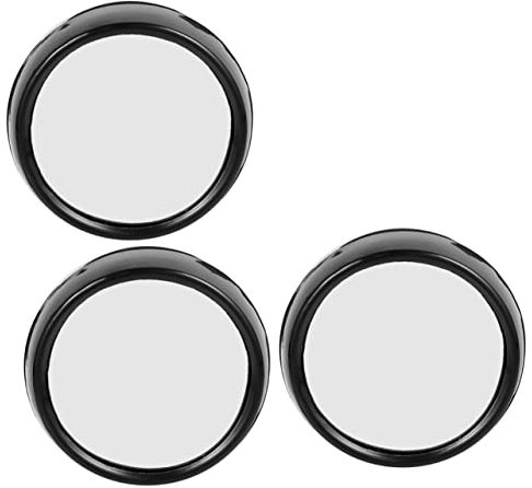 BESTYASH 3pcs Portable Mini Computer Mirrors for Office Desk, Lightweight Acrylic and PC Material Laptop Accessories, Compact Cubical Mirror for Workspace Organisers