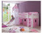 Befara Kinder HOCHBETT MIT RUTSCHE UND Turm Pegasus - Herzen rosa-Weiss