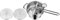 WMF Passaverdure con 3 inserti, 19 x 11,5 cm, acciaio INOX Cromargan lucido, smontabile, lavabile in lavastoviglie