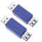 2 Stück Quick Speed USB 3.0 Stecker auf Buchse Adapter Schnell Eine Weibliche Geschlecht Wechsler Koppler Verbinder Kurze Verlängerung Konverter für Computer, Laptops, Drucker, Festplatten (2 Pack)