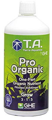 GHE G.O Thrive Grow 1L - T.A. Pro Organic Grow - Dünger - Grow - 1 Liter, Weiss