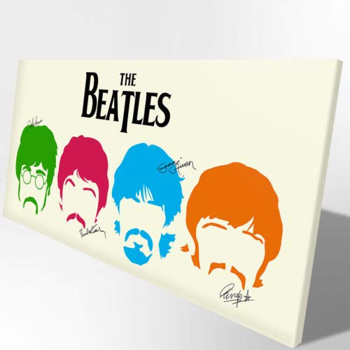 Bild auf Keilrahmen BEATLES SIGN 200x100