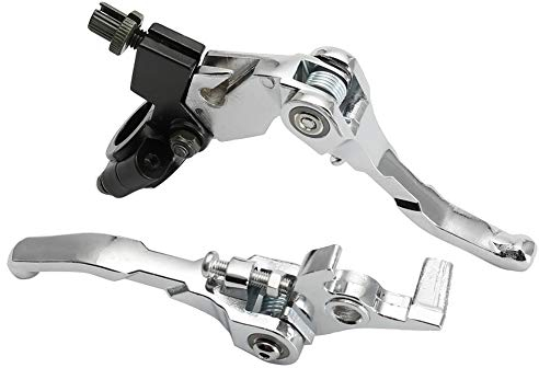 clutch lever Brems kupplung Lenker, 7/8 Lenker klappbare Bremshebel + pit dirt bike Kupplungshebel Pit Dirt Bike Modifizierte Teile