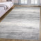 oKu-Tex Designer Teppich, Wohnzimmerteppich Mercur, weicher Webteppich grau meliert, modernes Design, 120 x 170 cm, Schadstofffrei nach Öko-Tex Standard 100