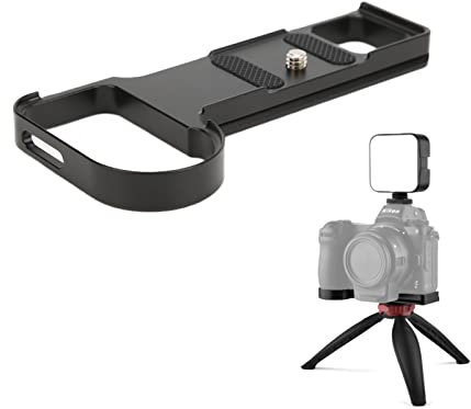 Goshyda Spiegellose Kamera-Schnellwechsel-Grundplatte, für Nikon Z6 Z7, mit 1/4-Zoll-Schraube und Inbusschlüssel, Metall-Handgriffplatte, Handgriff-Schnellwechselplatte