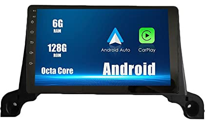 Android 10 Autoradio Voiture Navigation Stéréo Lecteur Multimédia GPS Radio 2.5D Écran Tactile pourPeugeot 4008/5008 2017-2019