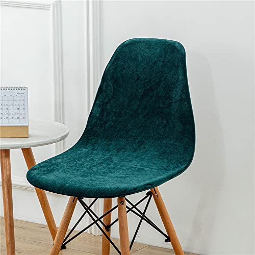 Highdi Stuhlhussen 6er Set, Strech Samt Stuhlhussen Skandinavisch Grün Abnehmbare Universal Stuhlbezug Waschbarer Chair Cover Stuhlabdeckung Elegante Esszimmer