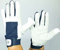 BluePort 1 Paar Unisex Segelhandschuhe Gr. M / 8 aus Leder - Alle Finger geschlossen - Montagehandschuhe Fahrradhandschuhe
