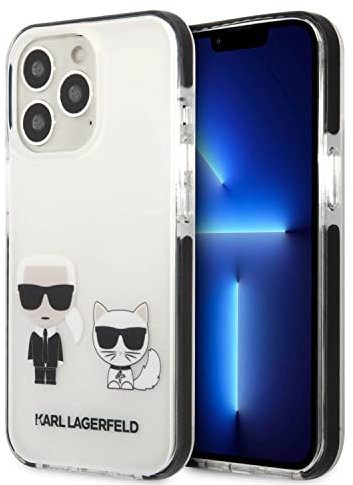 karl Lagerfeld Hartschalen-Schutzhülle für Apple iPhone 13 Pro, Weiß