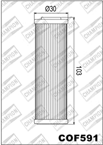 CHAMPION CHAMPION Ölfilter Ölfilter COF591 für Fantic Caballero 250/500