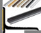 (12,49EUR/m) NALine Abschlussprofil | 22 x 15 x 1000 mm | schwarz eloxiert | Innenwinkel Treppenbelag | Bodentiefe Fenster oder Balkon Abschluss | Sockelprofil | Wandabschlussleiste