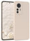 EAZY CASE - Silikonhülle für Xiaomi 12 Pro Hülle Silikon Case Beige weich stoßfeste Handyhülle Xiaomi 12 Pro Schutzhülle mit Kameraschutz Dünn Premium Schutz Cover TPU Phone Bumper in Taupe