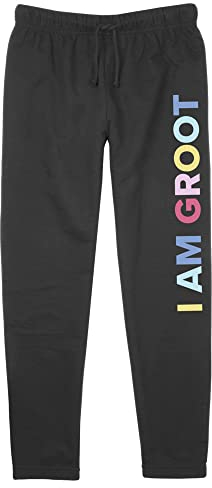 Marvel Universe Groot Damen Flowy Hockey Tee, Schwarz, X-Groß