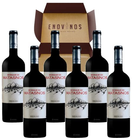 Vino Bosque de Matasnos - 6 x Botella de Vino Tinto 75 cl - Ribera del Duero - Envío 24H - Mejor Selección ENOVINOS
