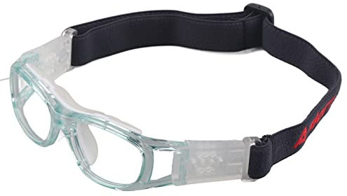 VBESTLIFE Occhiali Sportivi per Bambini, Occhiali Regolabili per Occhiali da Calcio per Basket da Ciclismo per Adolescenti (Blu)