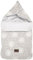 My junior® atmungsaktiver Schlafsack Baby 5in1 | Ganzjahres Fußsack | Babyschlafsack | Sitzauflage im Kinderwagen | Einschlagdecke Babyschale | Nestchen | 75x40cm - Flowerfield