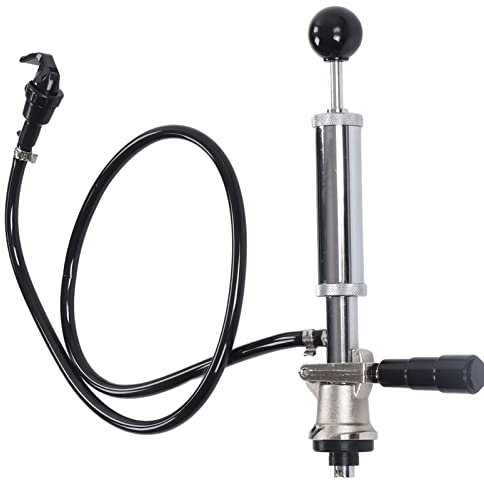 Keg Party Pump, S System Beer Keg Tap Keg Hand Pump, Pompe De Pique-nique Avec Robinet De Bière Et Tuyau De Bière, Pompe De Fête De Bière En Acier Inoxydable Avec Tuyau De 41 Pompe Kegerator Pour Hom