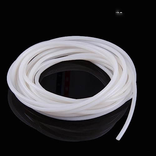 Solid Silicone Cord Dia 1mm~25mm White Rubber Gasket Trim Seal Strips O Ring High Temperature Waterproof-Dia 14mm,5 Meter